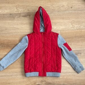 Tucker + Tate Red and Gray Kids Hoodie